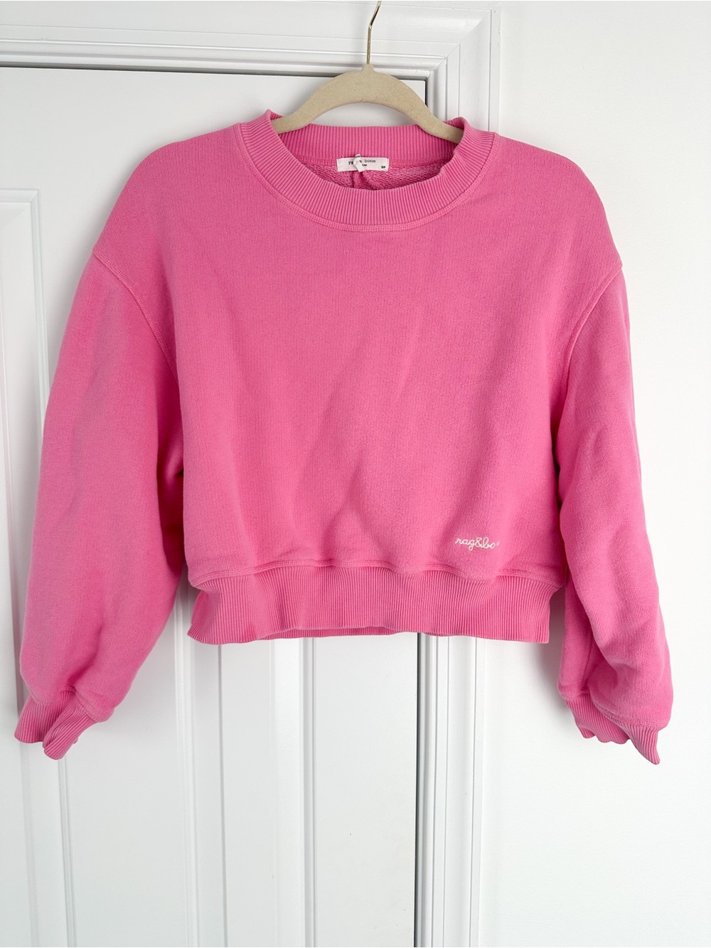 Rag & Bone pink sweatshirt size Small excellent condition